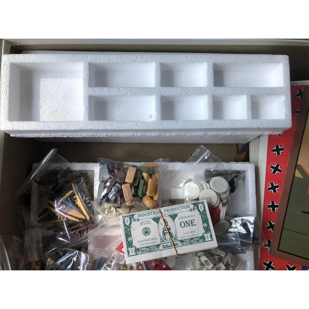 Vintage‎ 1984 Rare Axis and Allies Game by Milton Bradley Collectible